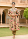 Latest Flower Print Kurta Set for Women