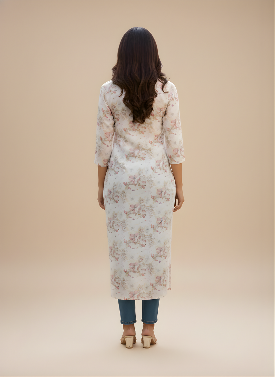 Floral Printed Kurta – Aaronee Everyday Elegance