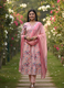 Elegant Floral Pink Kurta Set for Women with Dupatta