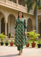 Aaronee Pure Cotton Printed Kurta Set for Women – Navy Blue Ethnic Daily Wear Ensemble