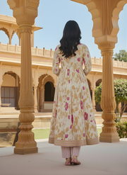 Designer Floral Printed Kurta with Dupatta Aaronee