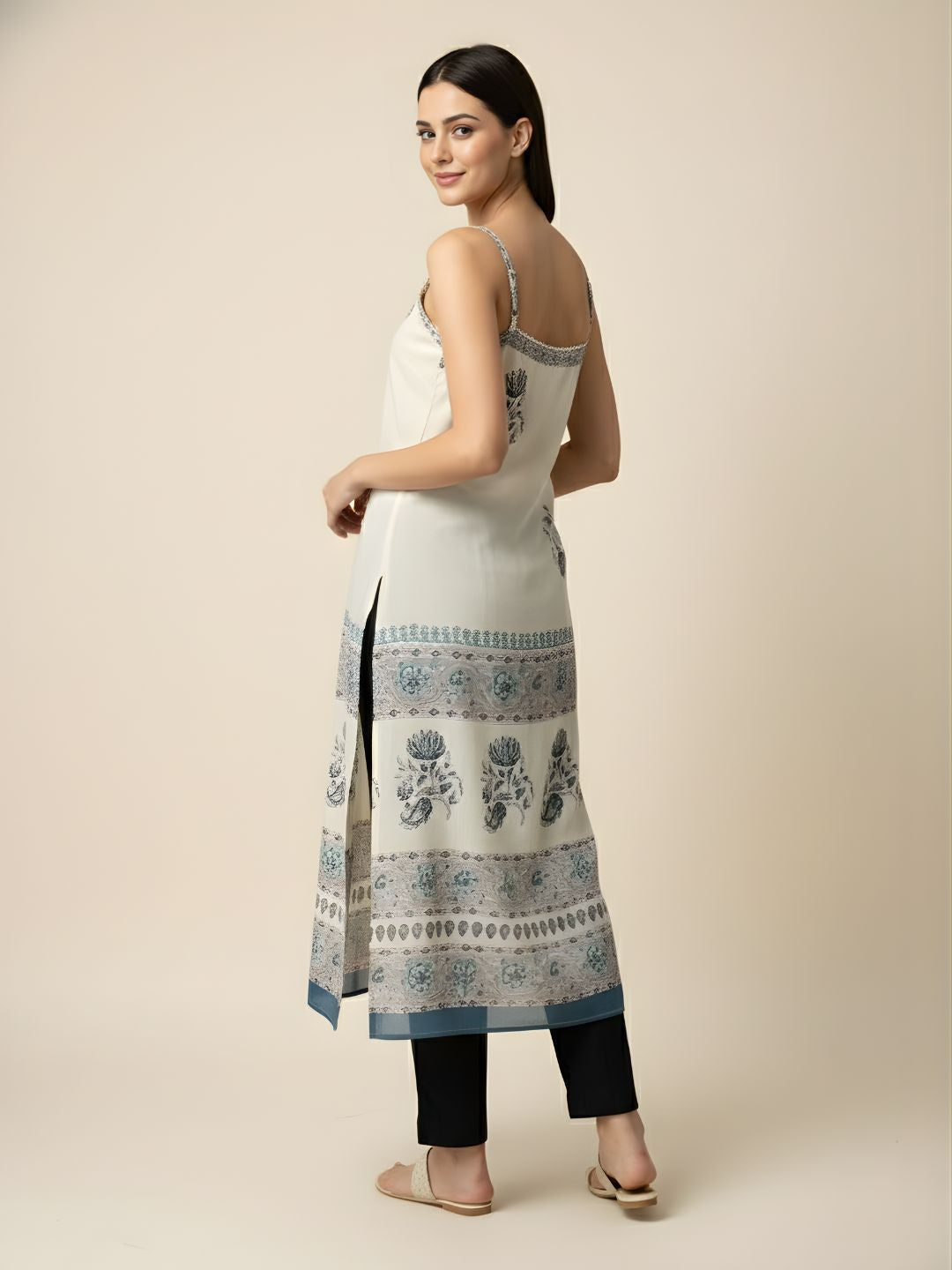 Aaronee soft cotton summer kurti front view