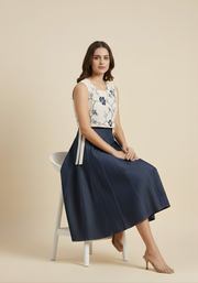 Aaronee casual western wear denim dress