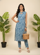 Stylish Blue Rayon Kurta Set for Women – Elegant Ethnic Wear by Aaronee