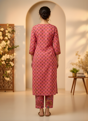 Designer Pink Ethnic Wear Set by Aaronee
