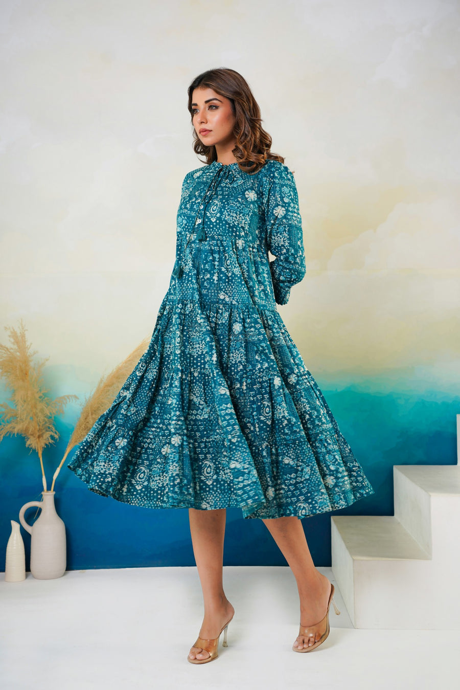 Aaronee Comfortable Cotton Dress for Summer Days