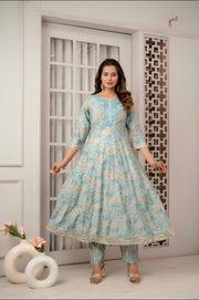 Anarkali Kurta Set for Women - Elegant Ethnic Wear | Aaronee