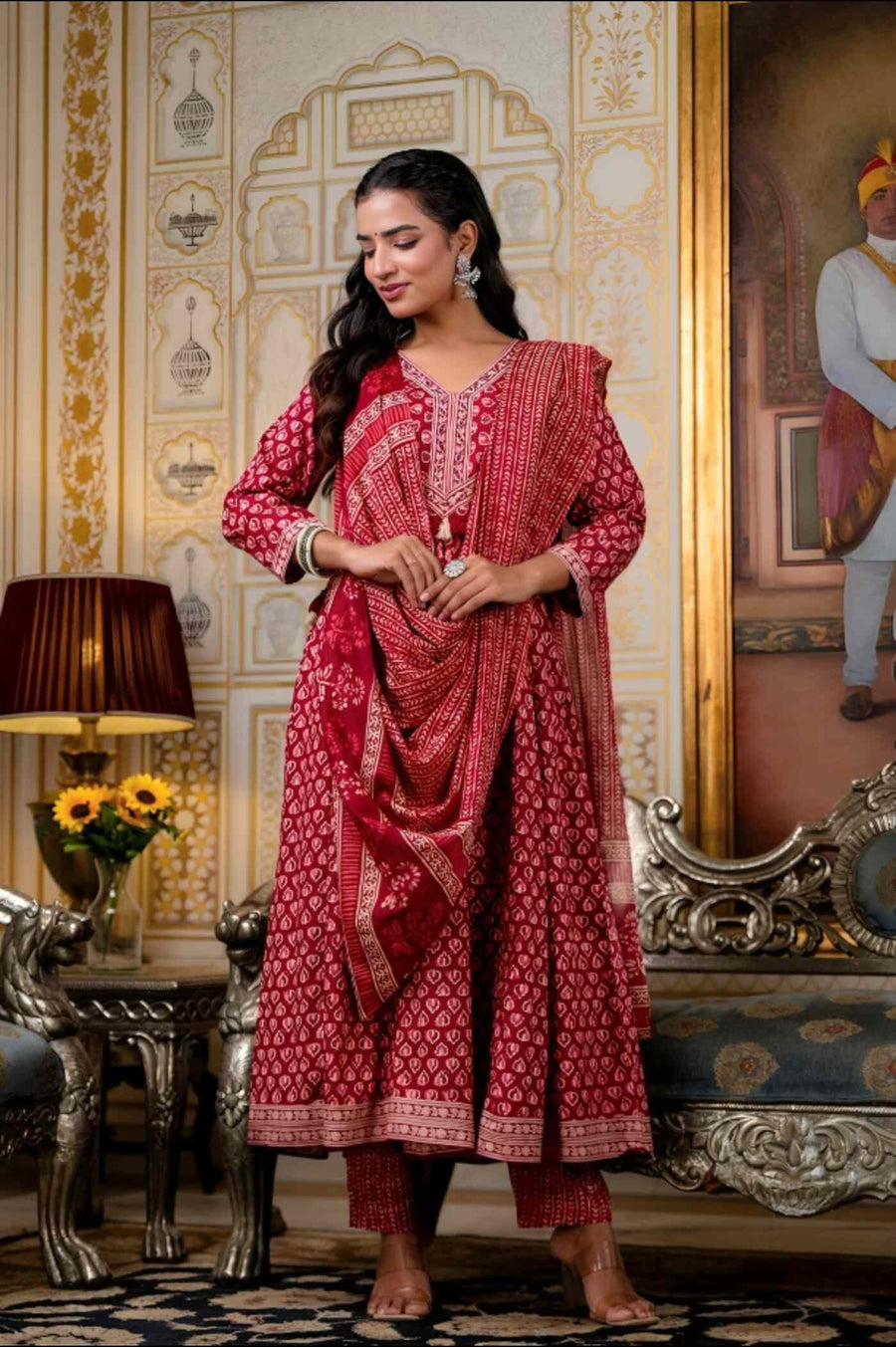 Anarkali Kurta Set for Women - Graceful Ethnic Wear