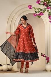 Anarkali Kurta Set for Women - Elegant Ethnic Wear