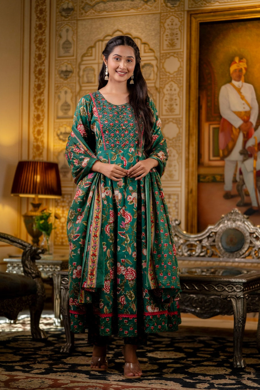 Anarkali Kurta Set for Women - Graceful Ethnic Wear