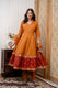 Beautiful Cotton Anarkali Kurta Set for Women with Artistic Print