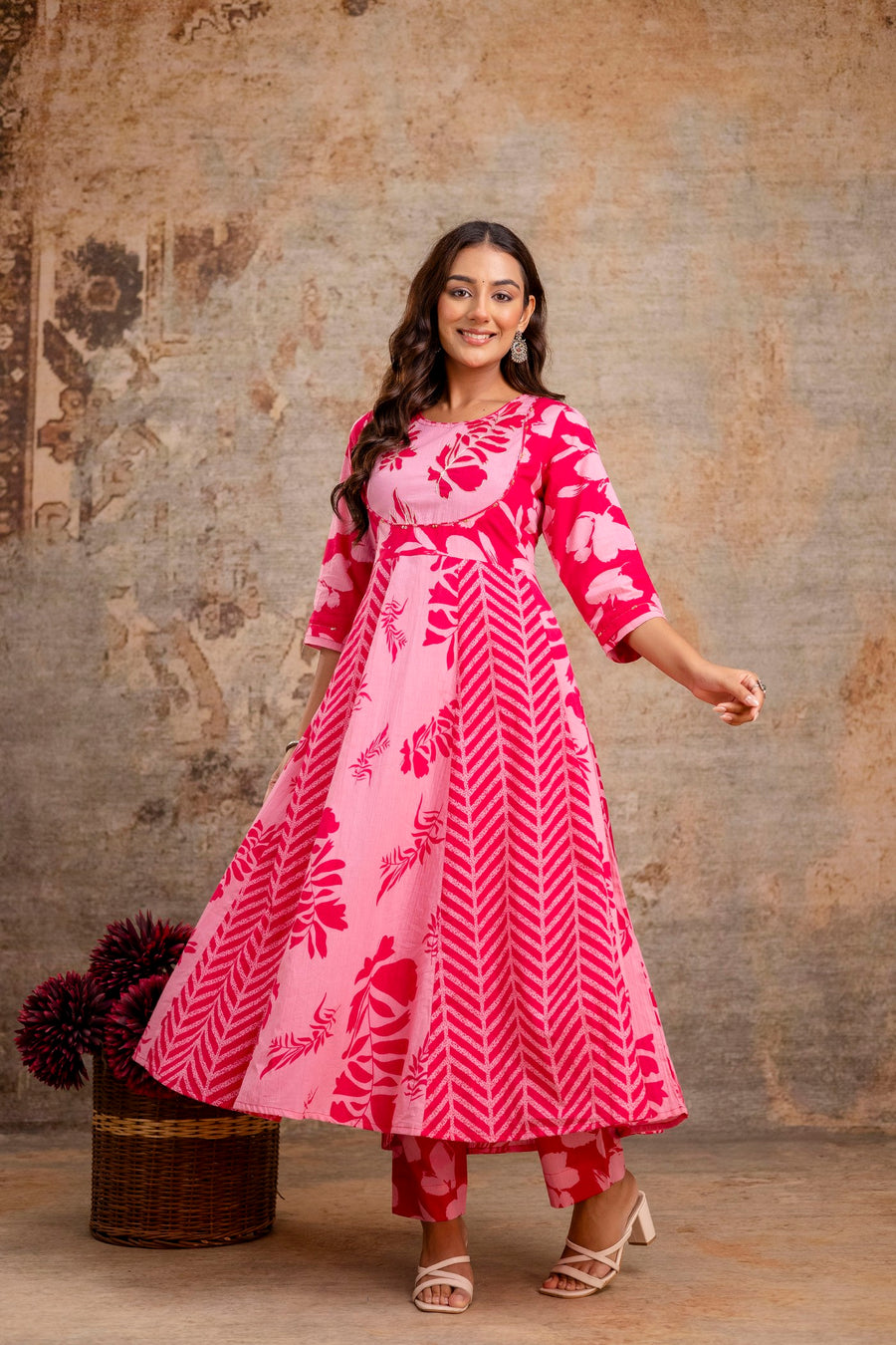 Comfortable cotton Anarkali for women