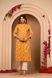 Discover Elegance with Aaronee Cotton Flex Printed Kurti