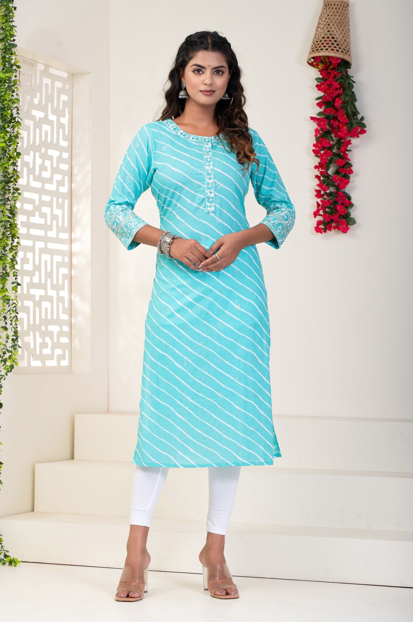 Lahriya BlueKurtis