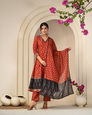 Elegant Floral Dpatta Set for Women