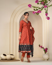 Elegant Floral Dpatta Set for Women