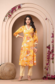 Shine with Aaronee developer Pattern Kurti with Pant