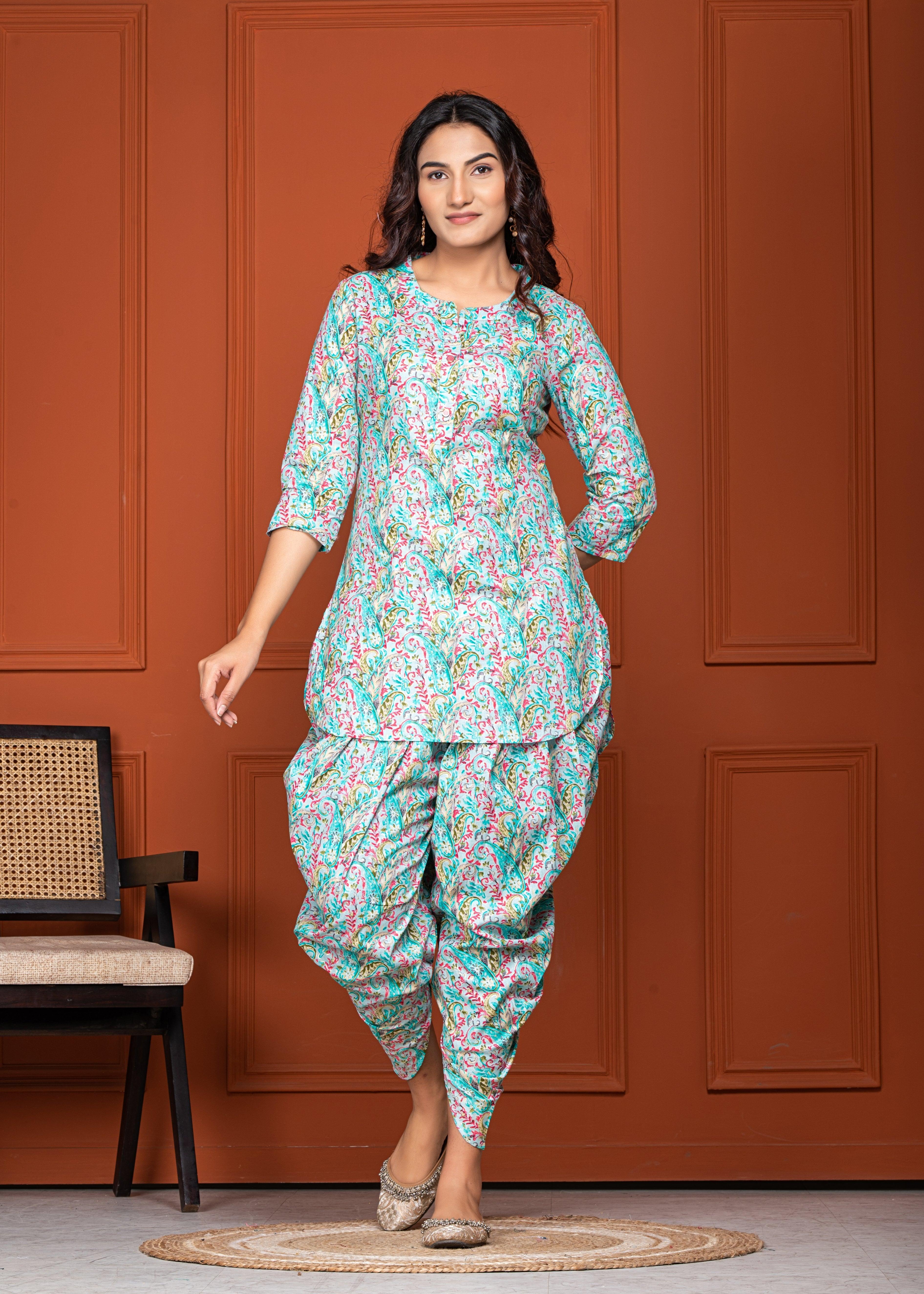 Dhoti Kurta Set for Women - Elegant Ethnic Wear | Aaronee