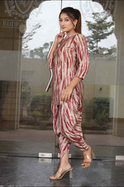 Stylish Maroon Dhoti Kurta Set for Modern Women