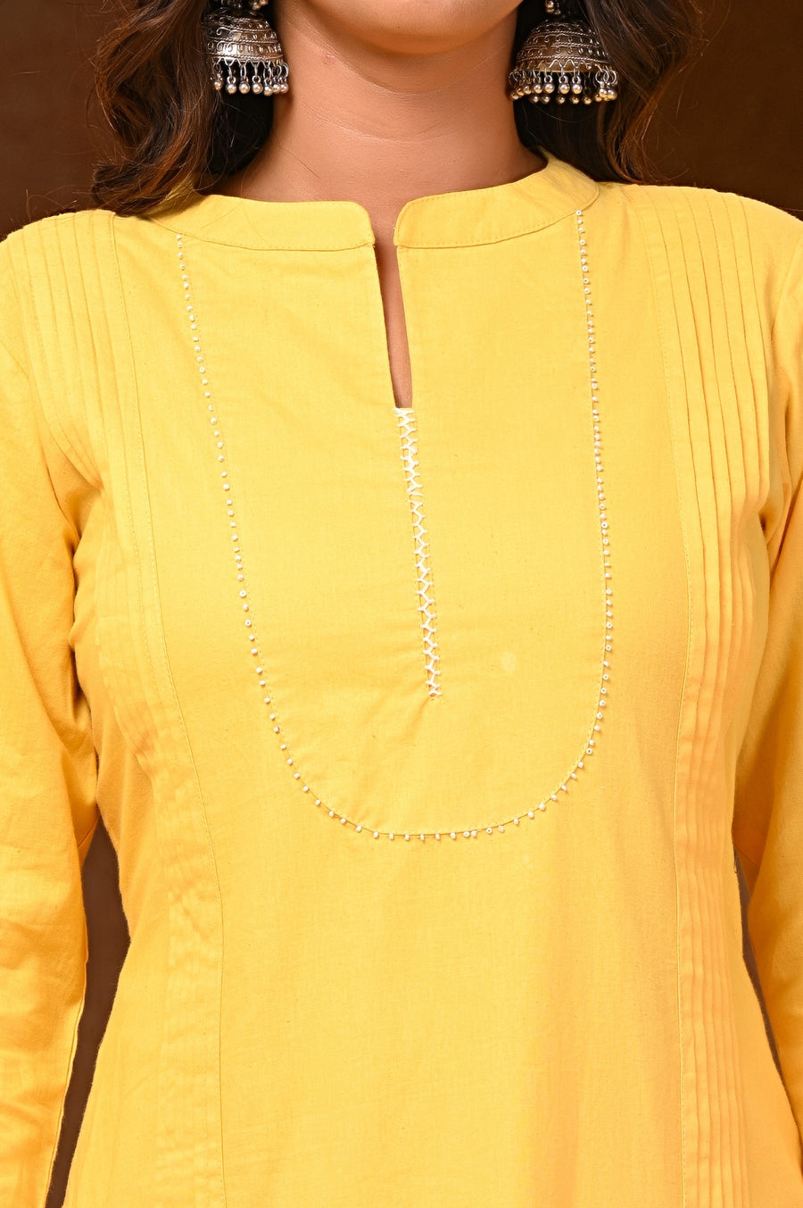 Elegant Yellow A-Line Kurta Set - Stylish and Comfortable