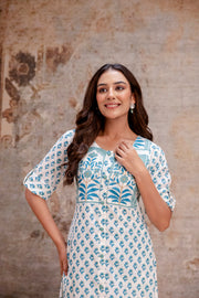 Elegant ethnic office wear kurta pant set Aaronee