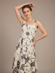 Comfortable cotton vacation dress for women