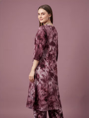 Premium Pure Rayon Brown Co Ord Set for Ladies