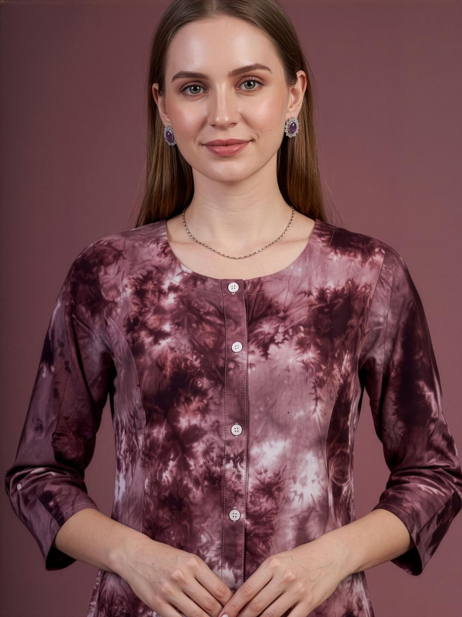 Stylish Rayon Ethnic Kurti by Aaronee