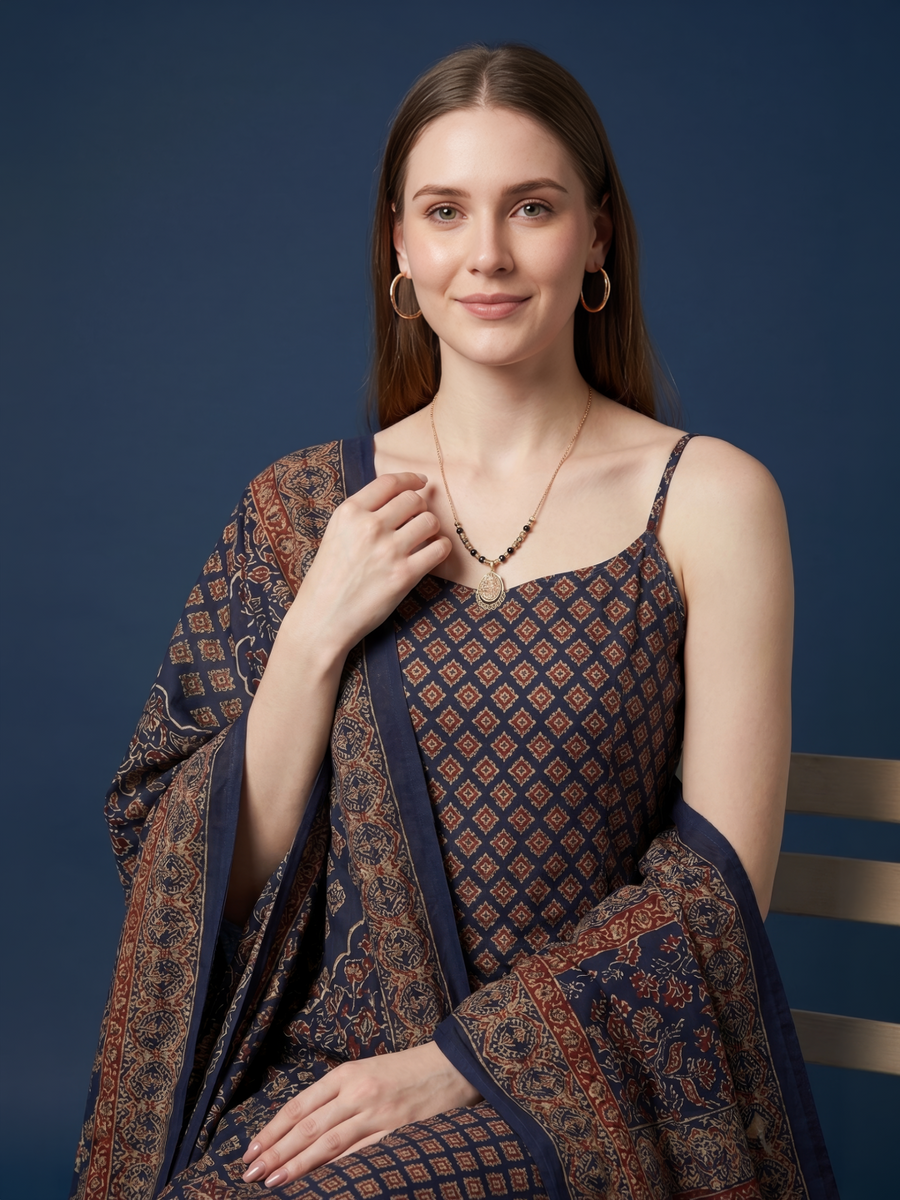 Premium Cotton Sleeveless Suit Set for Women
