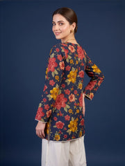 Elegant Floral Printed Cotton Kurti for Women