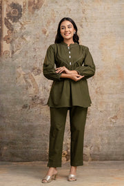 Flared Short Kurti and Pant Set – Aaronee Casual Ethnic Wear

