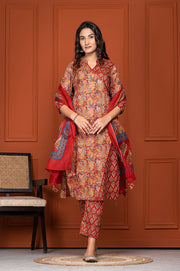 Discover Aaronee Stylish Kurti Pant Dupatta Set