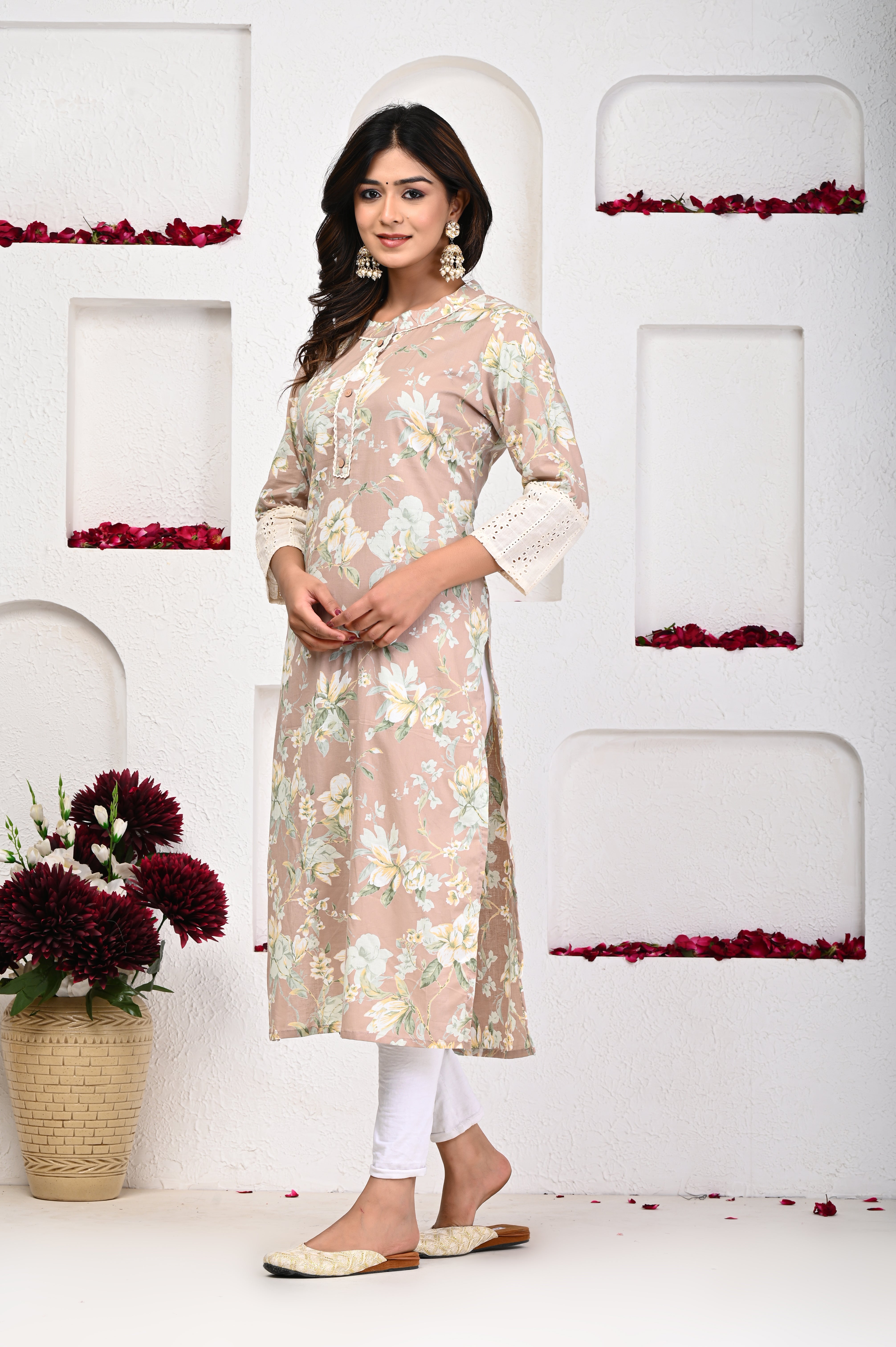 Luxurious feel of fine cotton fabric.