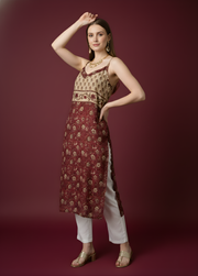 Aaronee lightweight mul cotton kurti design