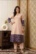 Elegant Beige and Black Printed Kurta Set for Women