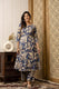 Blue Cotton Flex Kurta Set for Women