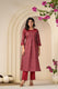 Premium Red and Blue Printed Kurta Set for Women