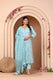 Straight Flower Print Kurta Set for Women with Dupatta
