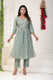 Modal Chanderi Fine Fabric in a Mesmerizing Green Kurta Set for Women