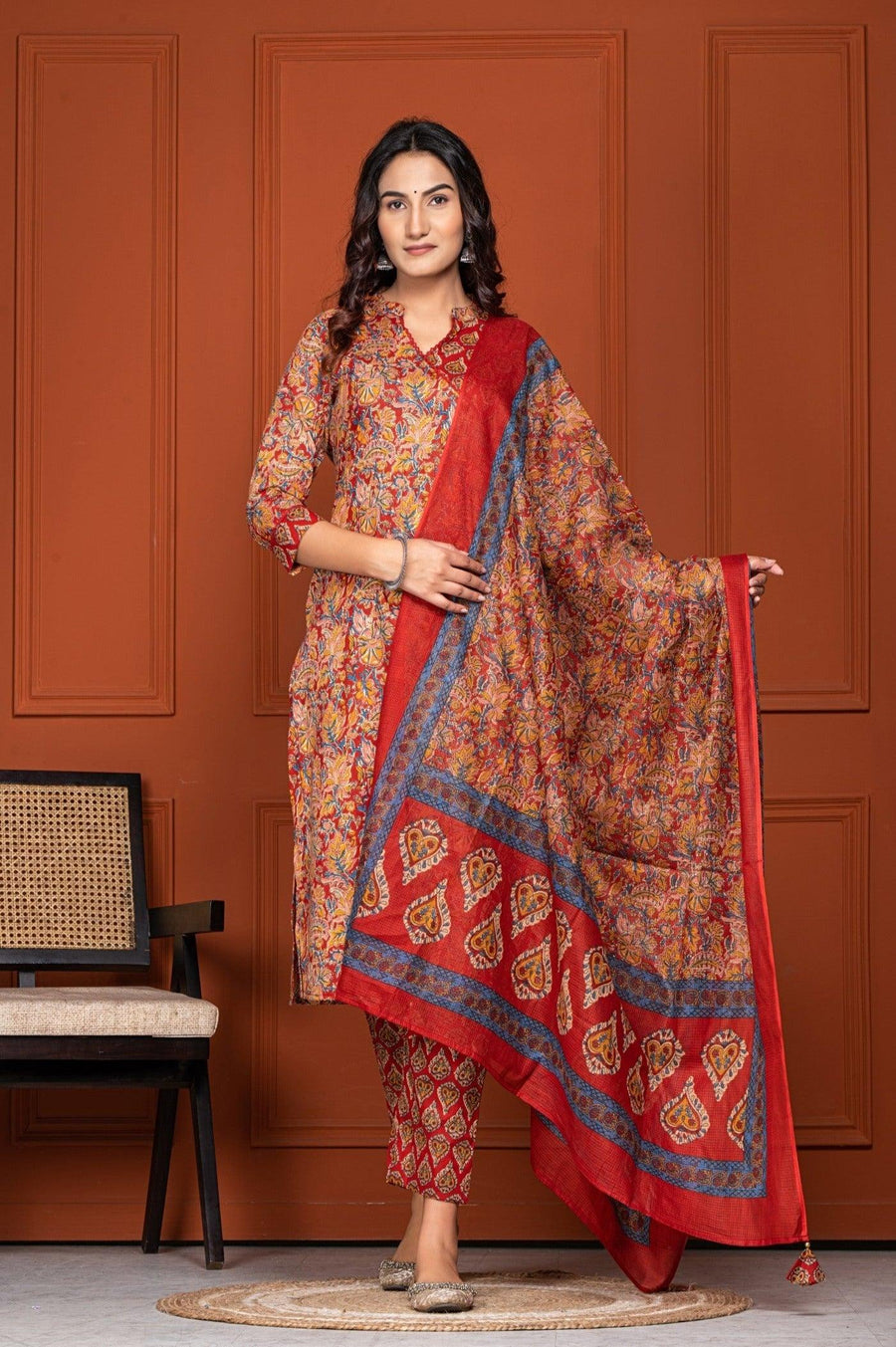 Kurta Set for Women with Dupatta - Elegant Ethnic Collection