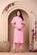 Rayon Elegant Pink and Yellow Kurta Set for Women