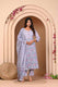 Straight Flower Print Kurta Set for Women with Dupatta