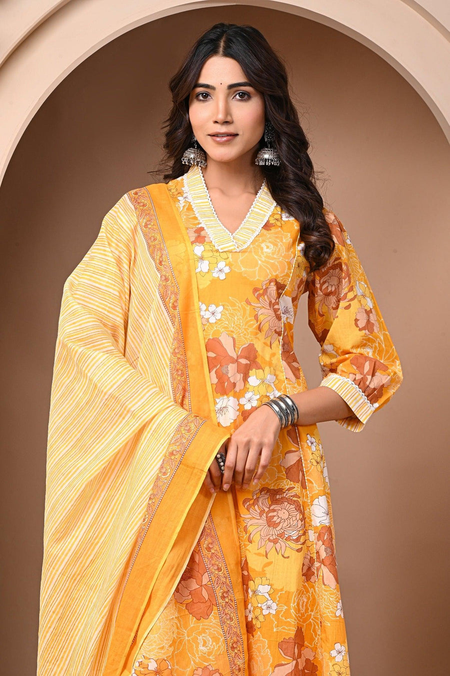 Kurta Set for Women with Dupatta - Aaronee Ethnic Wear