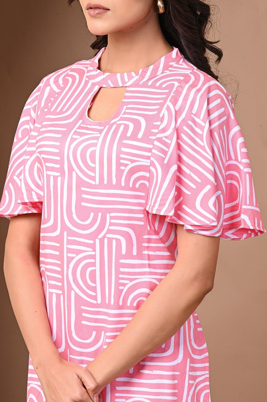 Pink & Yellow Kurta Set for Women - Elegant Ethnic Wear for Women