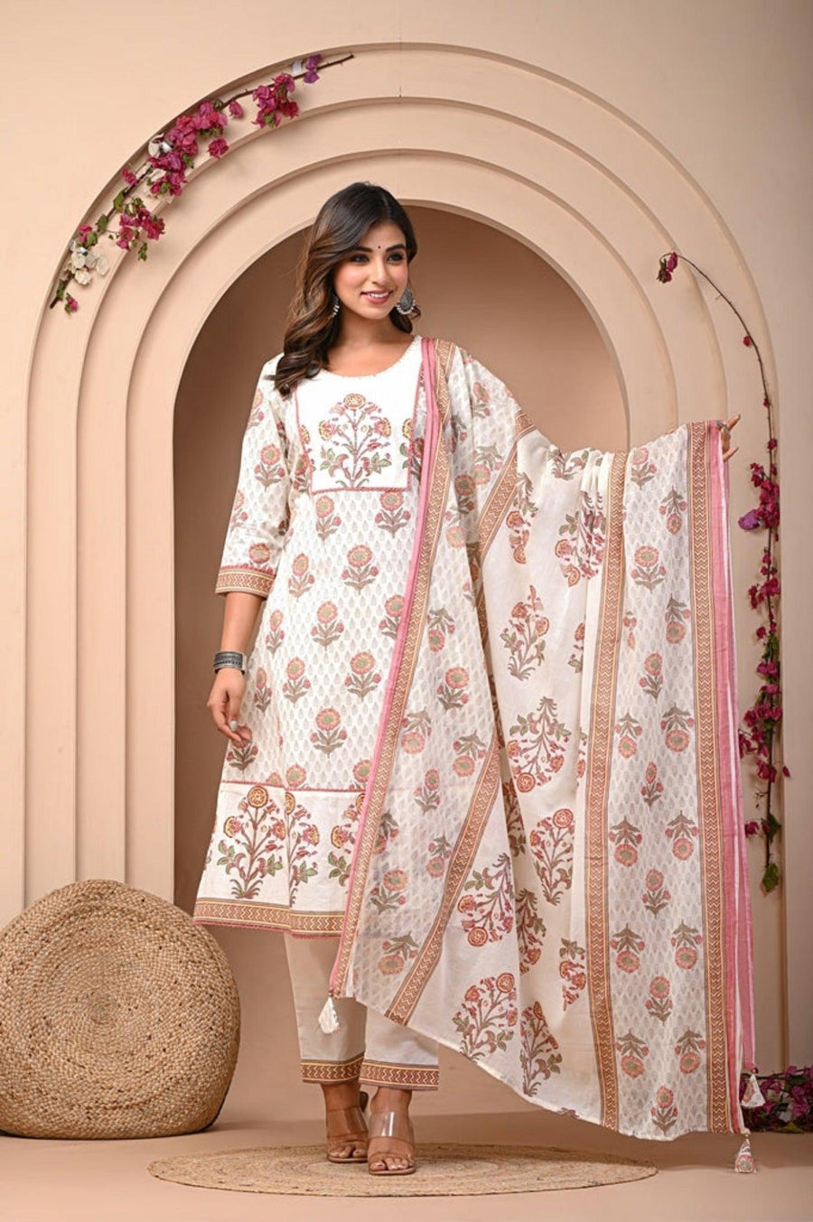 Kurta Set for Women with Dupatta - Stylish Ethnic Wear