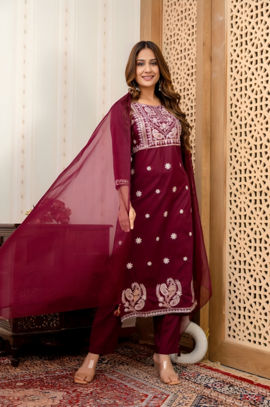 Kurta Set for Women with Dupatta - Stylish Ethnic Wear