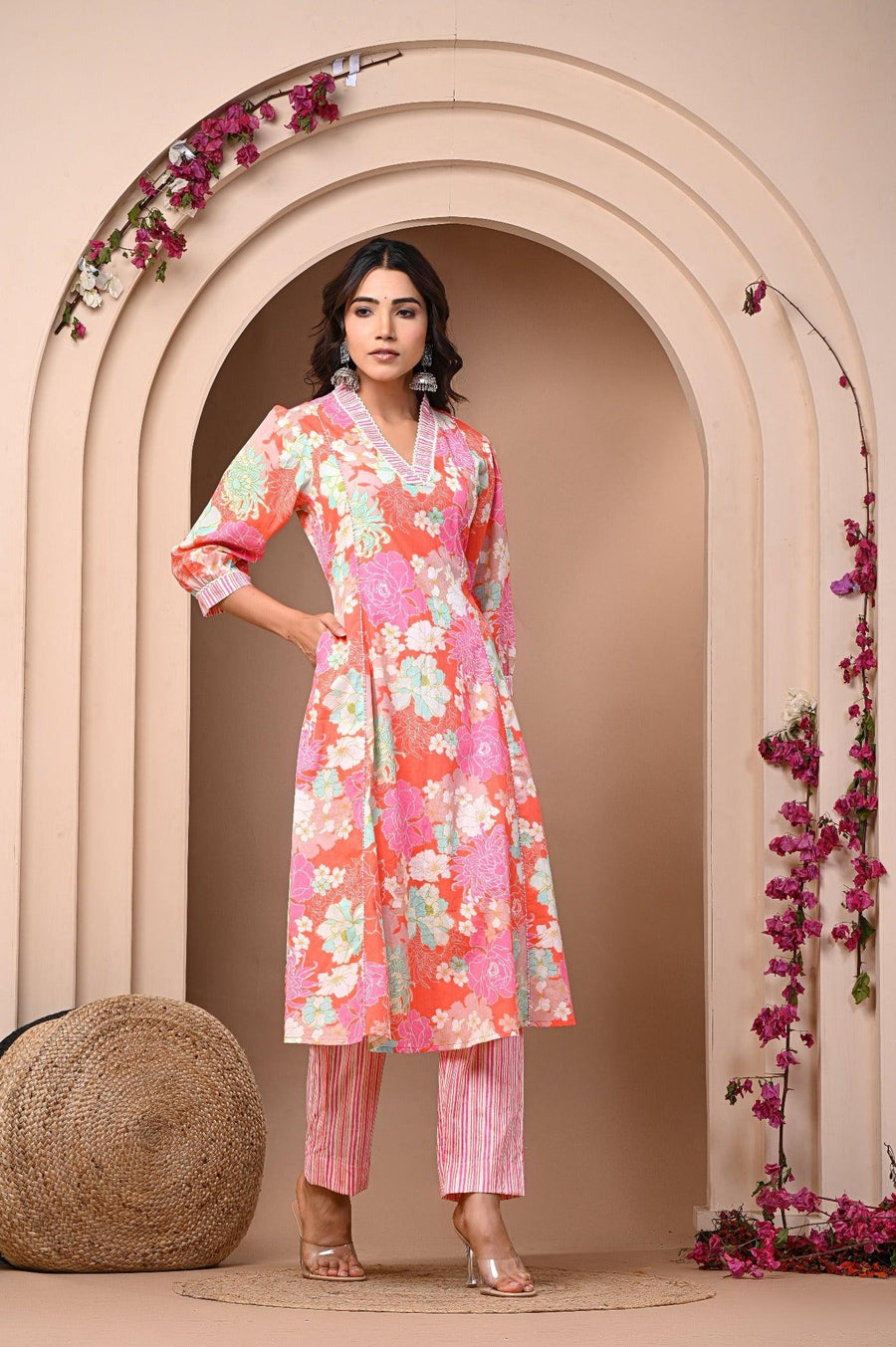 Kurta Set with Dupatta for Women - Elegant Ethnic Wear