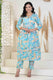 Abstract Print Kurti Set for Women