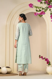 Mint Green Delight Stylish Dupatta Set for Women | Aaronee