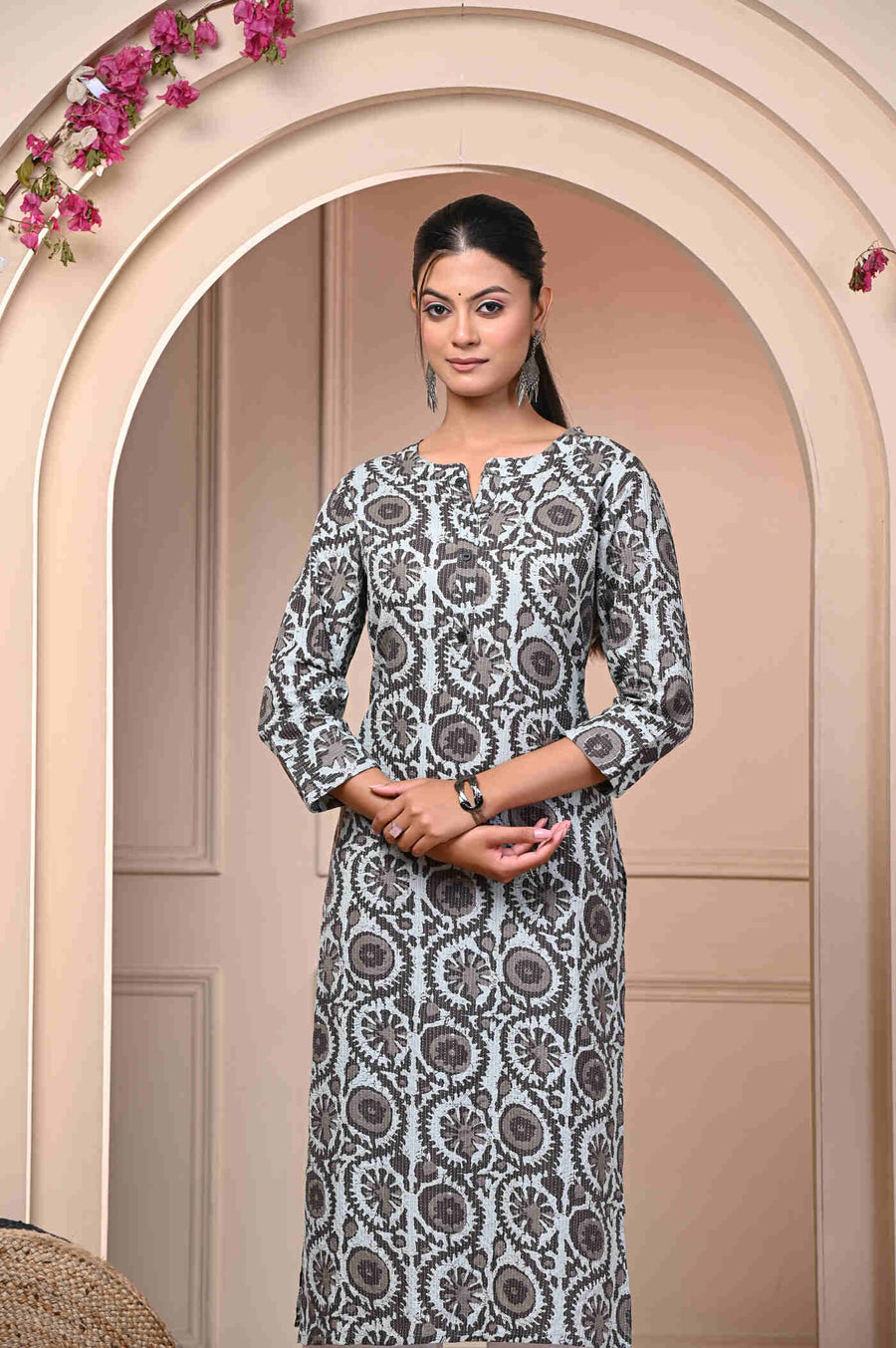 Elegant Printed Kurti - Stylish & Comfortable